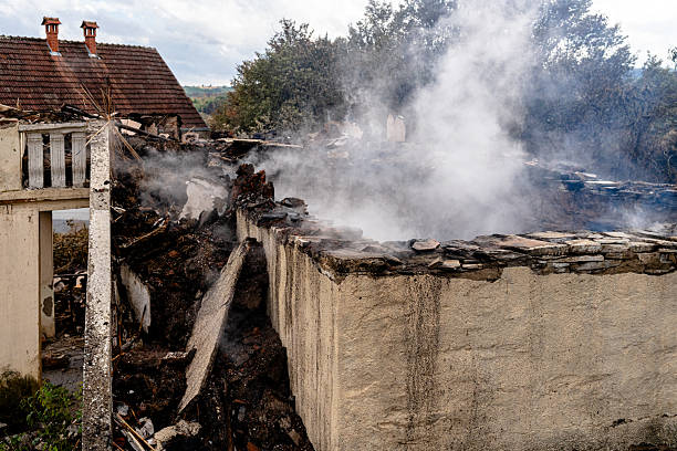 Professional Fire Damage Repair technician working in Mora, MN
